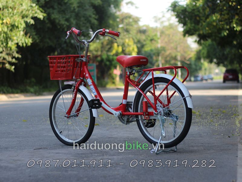 Xe đạp trẻ em VHbike Queen 20 inch đỏ
