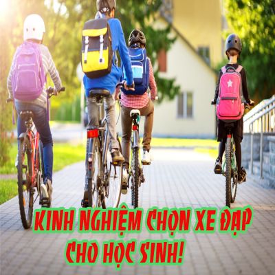 Nên mua xe đạp nào cho học sinh?